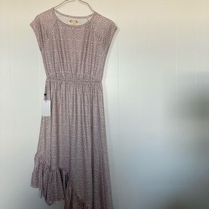 Joyfolie Liza dress in neutral leopard, size 10 girls, NWT